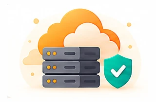 Cloud and server stack protected by a shield